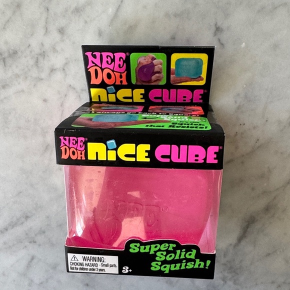 needoh nice cube Other - Nice Cube Pink Squishy Toy